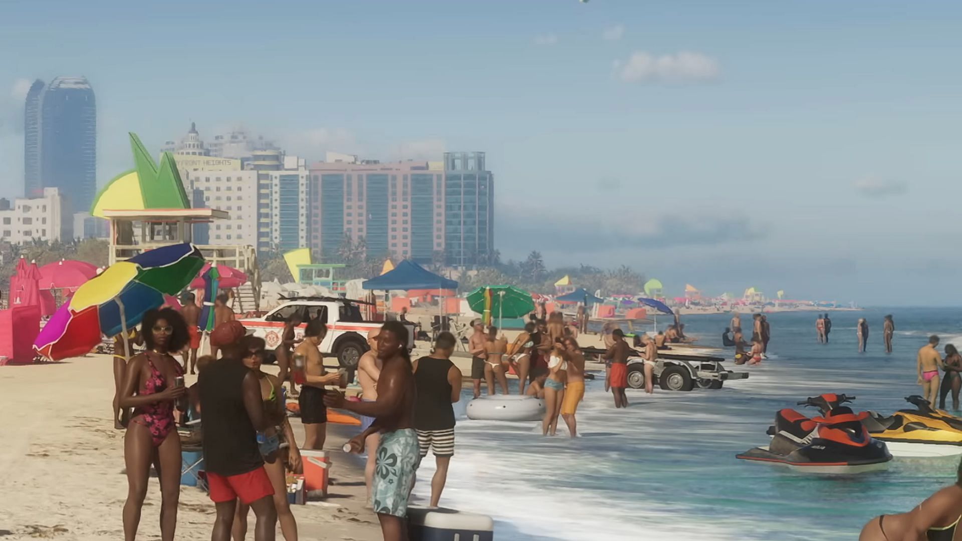 NPCs devoid of any animations have apparently been spotted (Image via Rockstar Games)